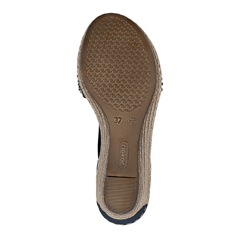 detail Dámské sandály RIEKER 62451-14 modrá S6