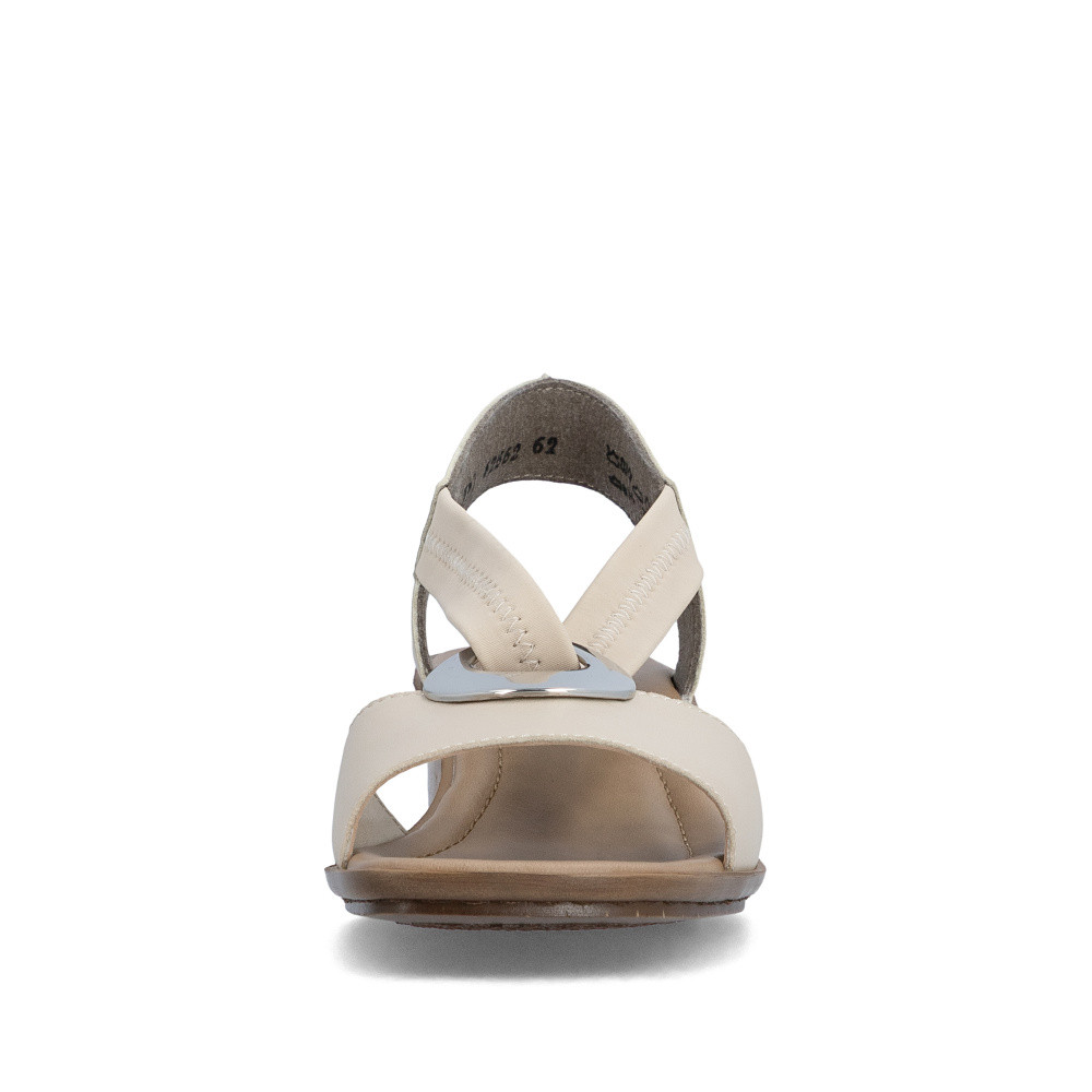 detail Dámské sandály RIEKER 62662-62 béžová S6