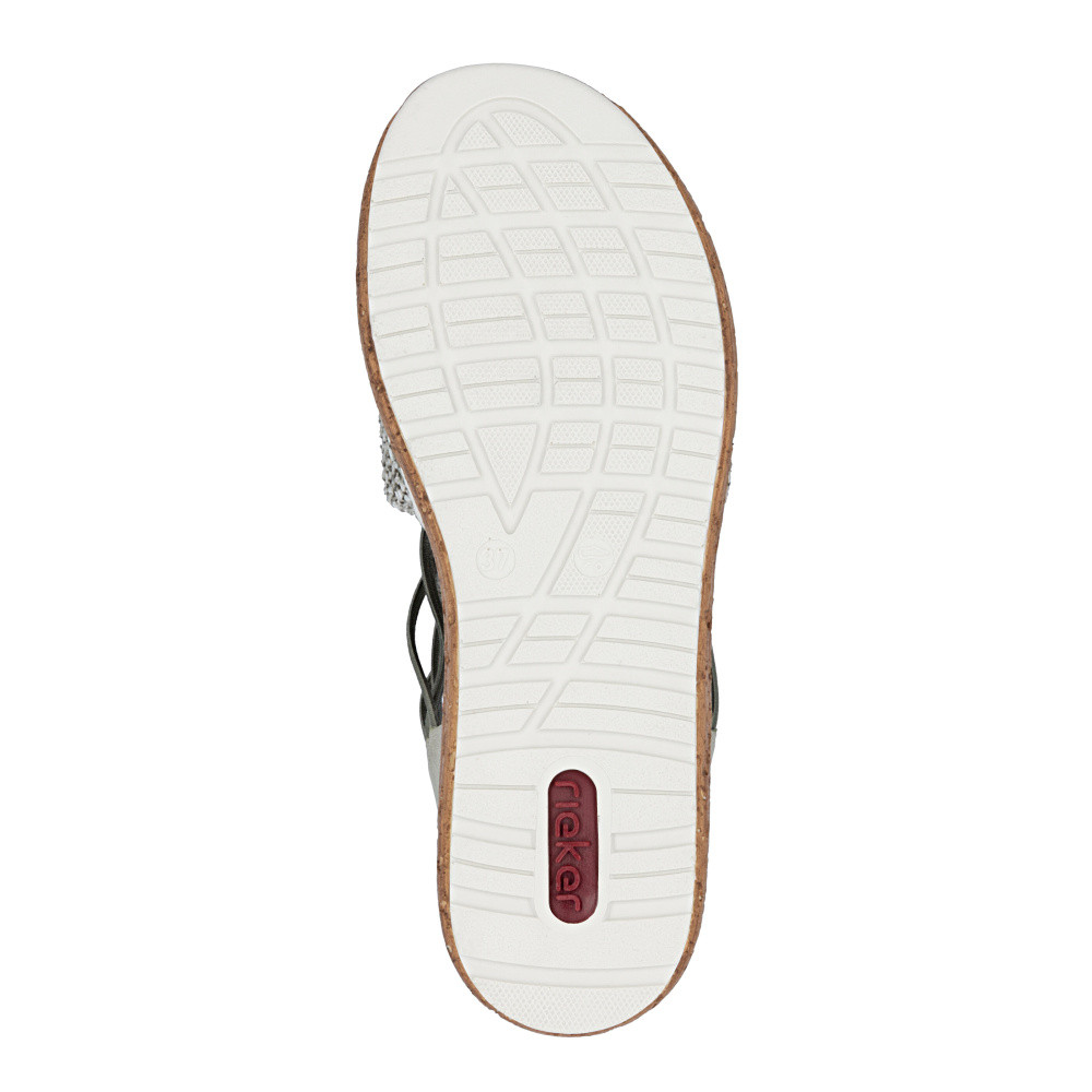 detail Dámske sandále RIEKER 62741-52 zelená S6