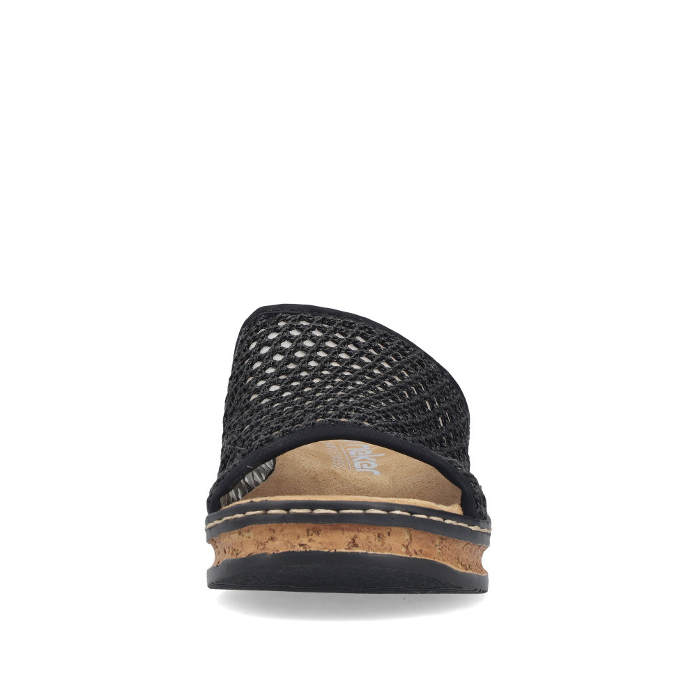 detail Dámské nazouváky RIEKER 62904-00 černá S6