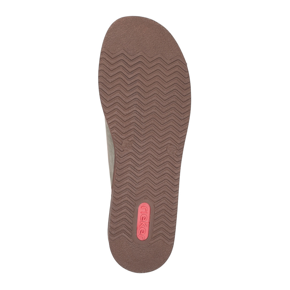 detail Dámské nazouváky RIEKER 62905-53 zelená S6