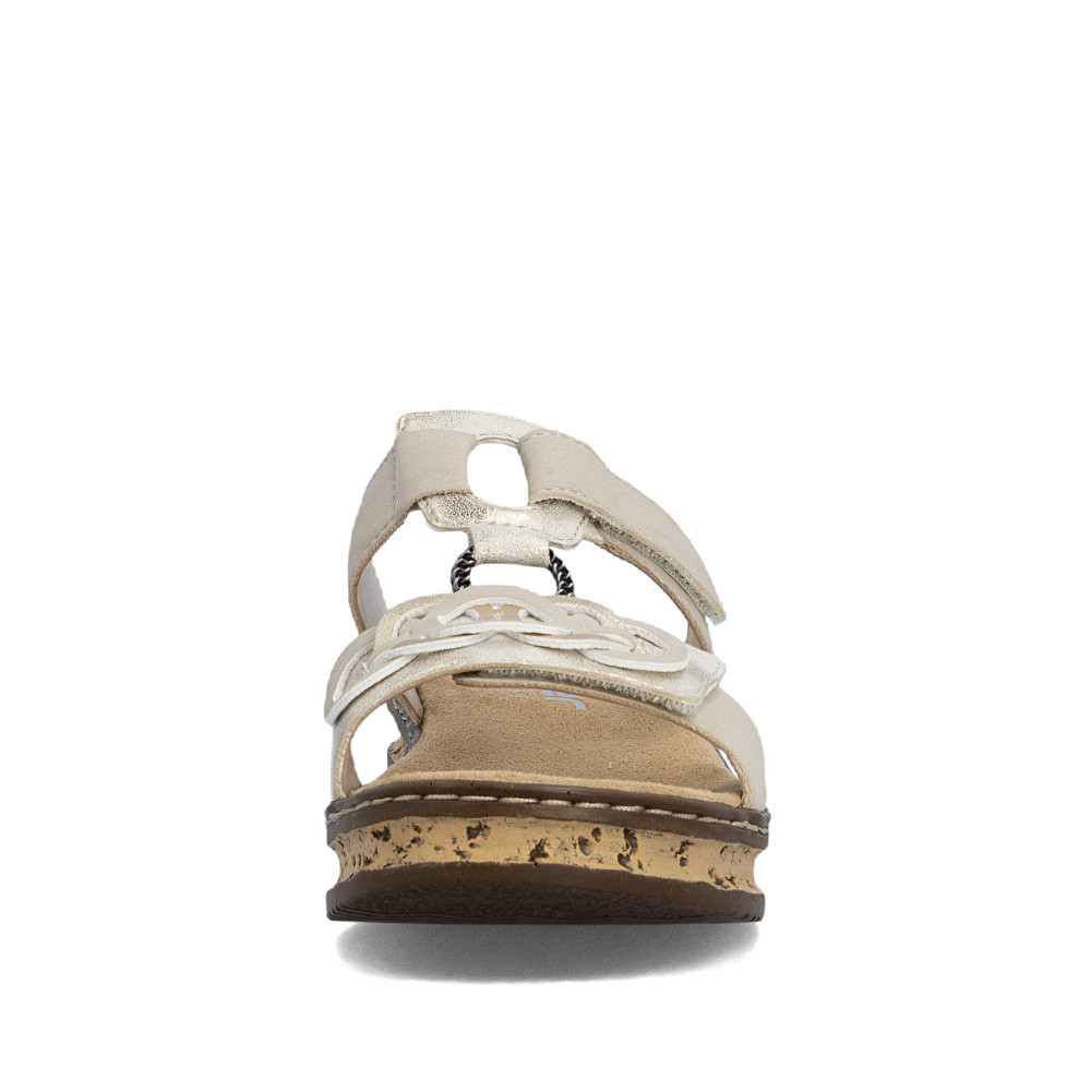 detail Dámské nazouváky RIEKER 62936-60 béžová S6