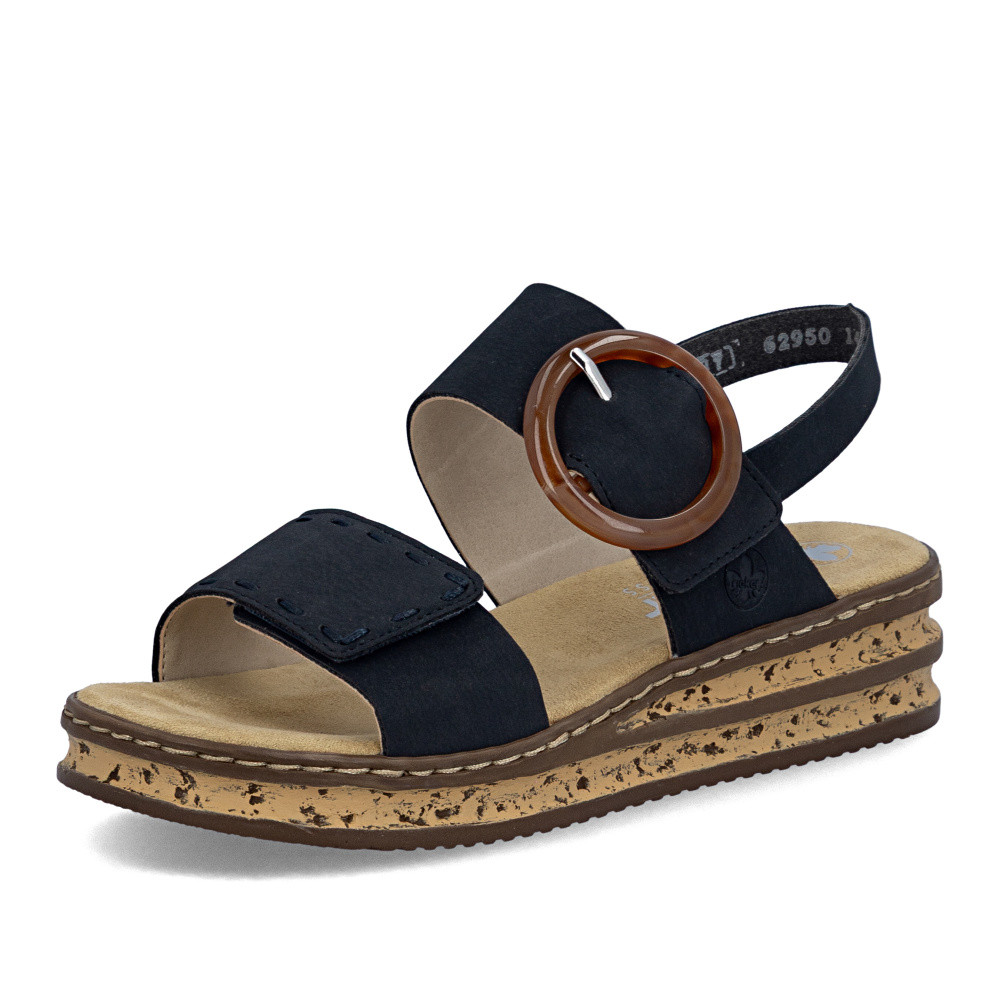 detail Dámské sandály RIEKER 62950-14 modrá S6