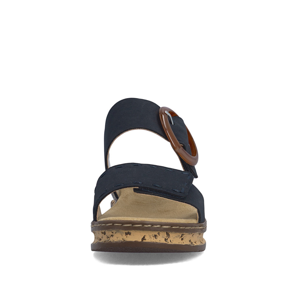 detail Dámské sandály RIEKER 62950-14 modrá S6