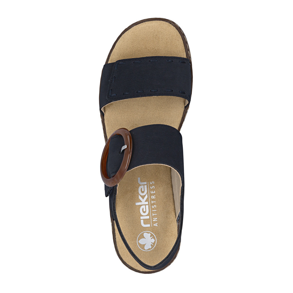 detail Dámské sandály RIEKER 62950-14 modrá S6