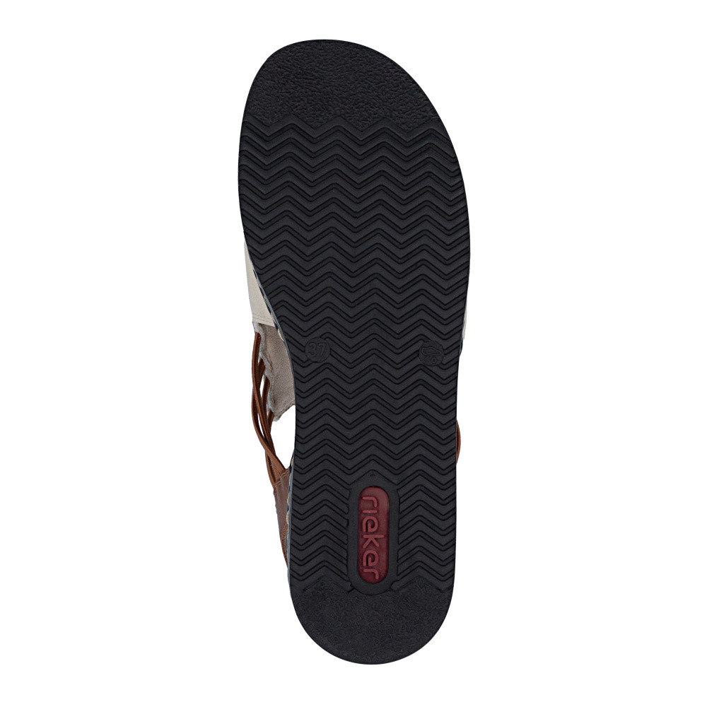 detail Dámské sandály RIEKER 62962-60 béžová S6