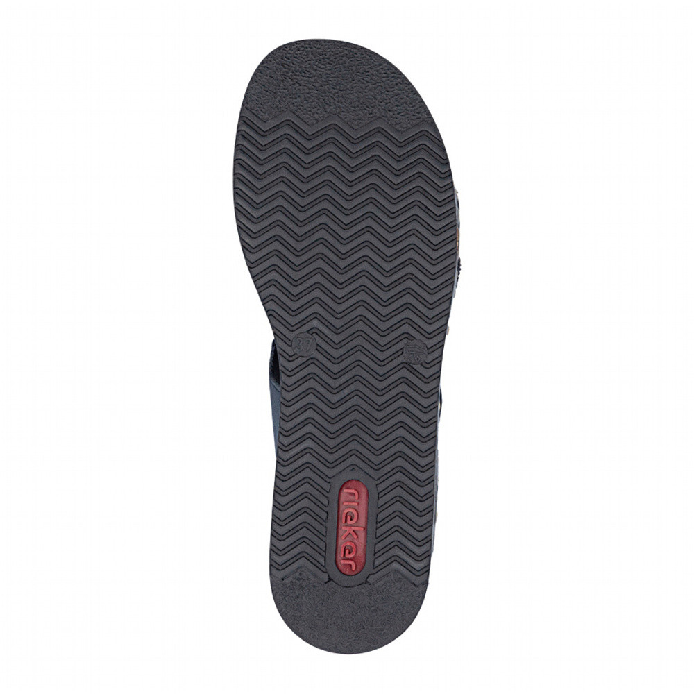 detail Dámské nazouváky RIEKER 62986-14 modrá S6