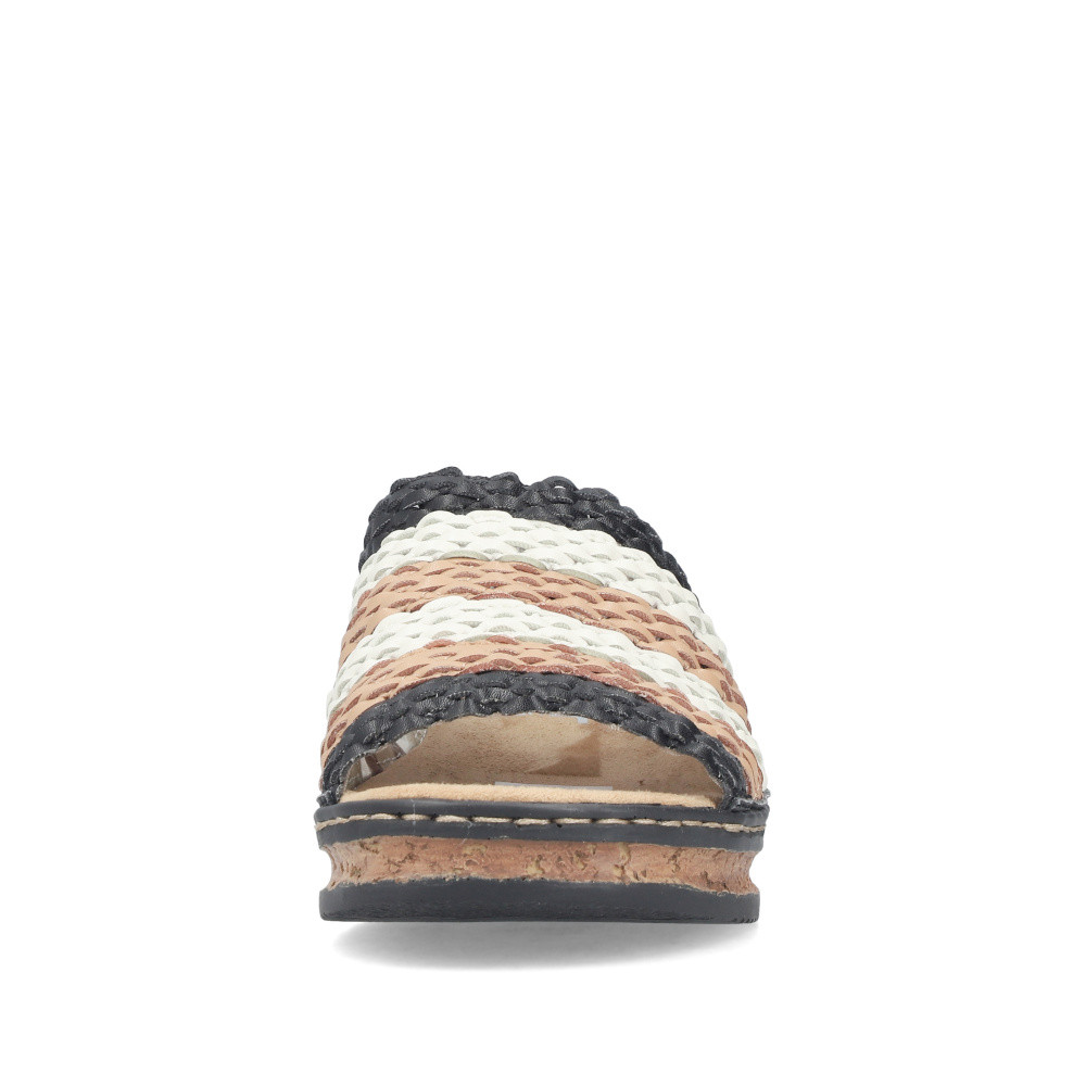 detail Dámské nazouváky RIEKER 629P8-90 černá S6