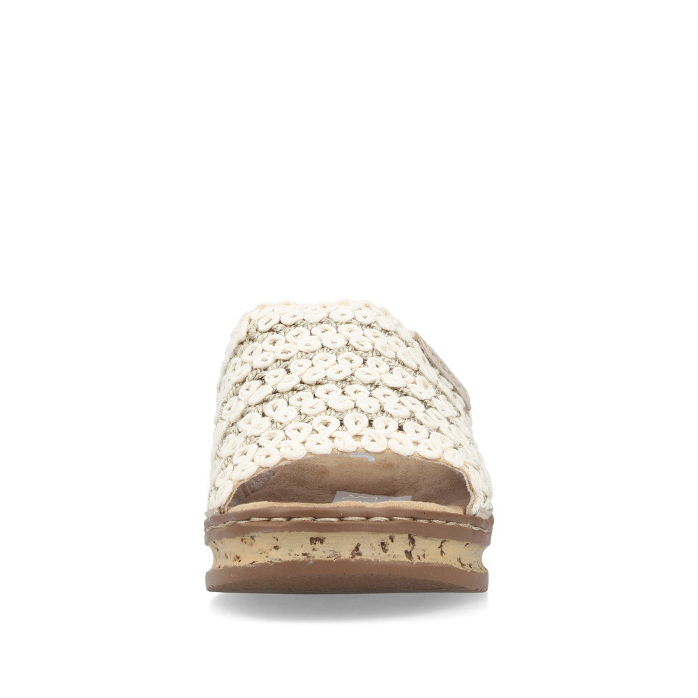 detail Dámské nazouváky RIEKER 629X8-60   BEIGE   F/S6