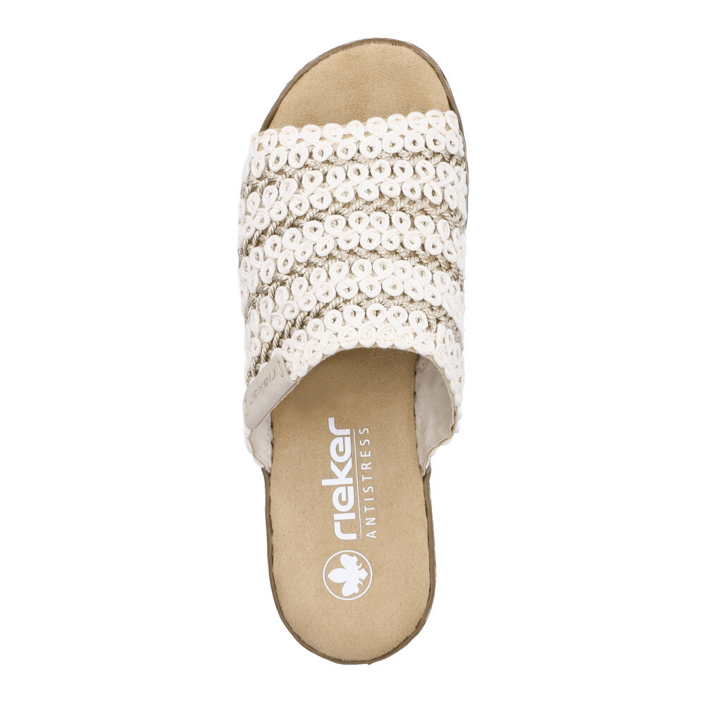 detail Dámské nazouváky RIEKER 629X8-60   BEIGE   F/S6