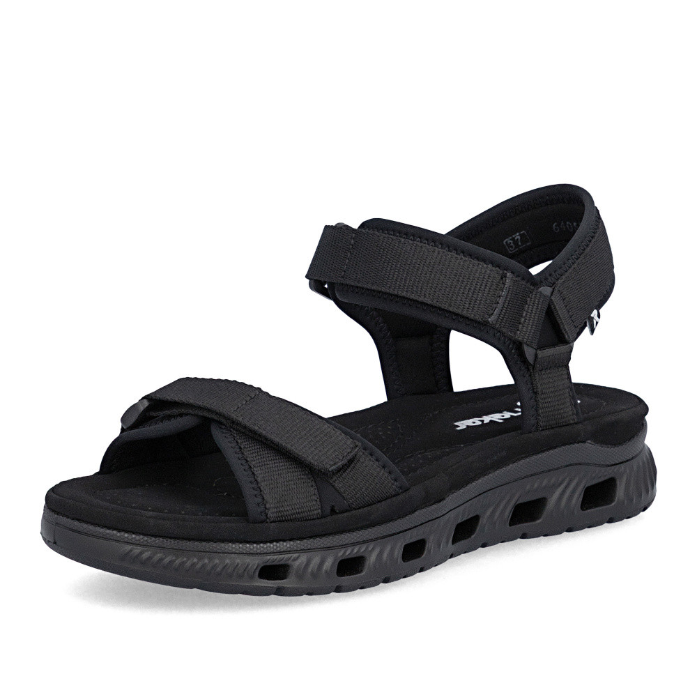 detail Dámské sandály RIEKER 64052-00 černá S6