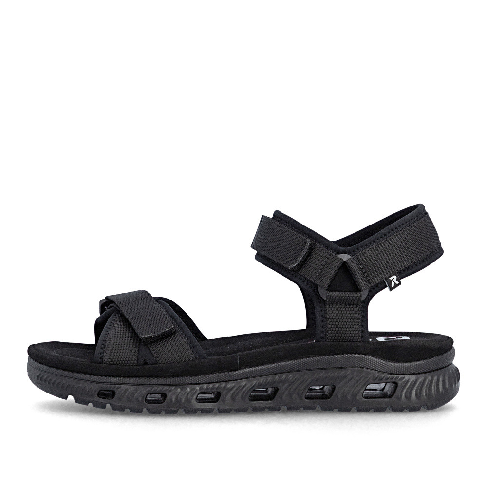 detail Dámské sandály RIEKER 64052-00 černá S6