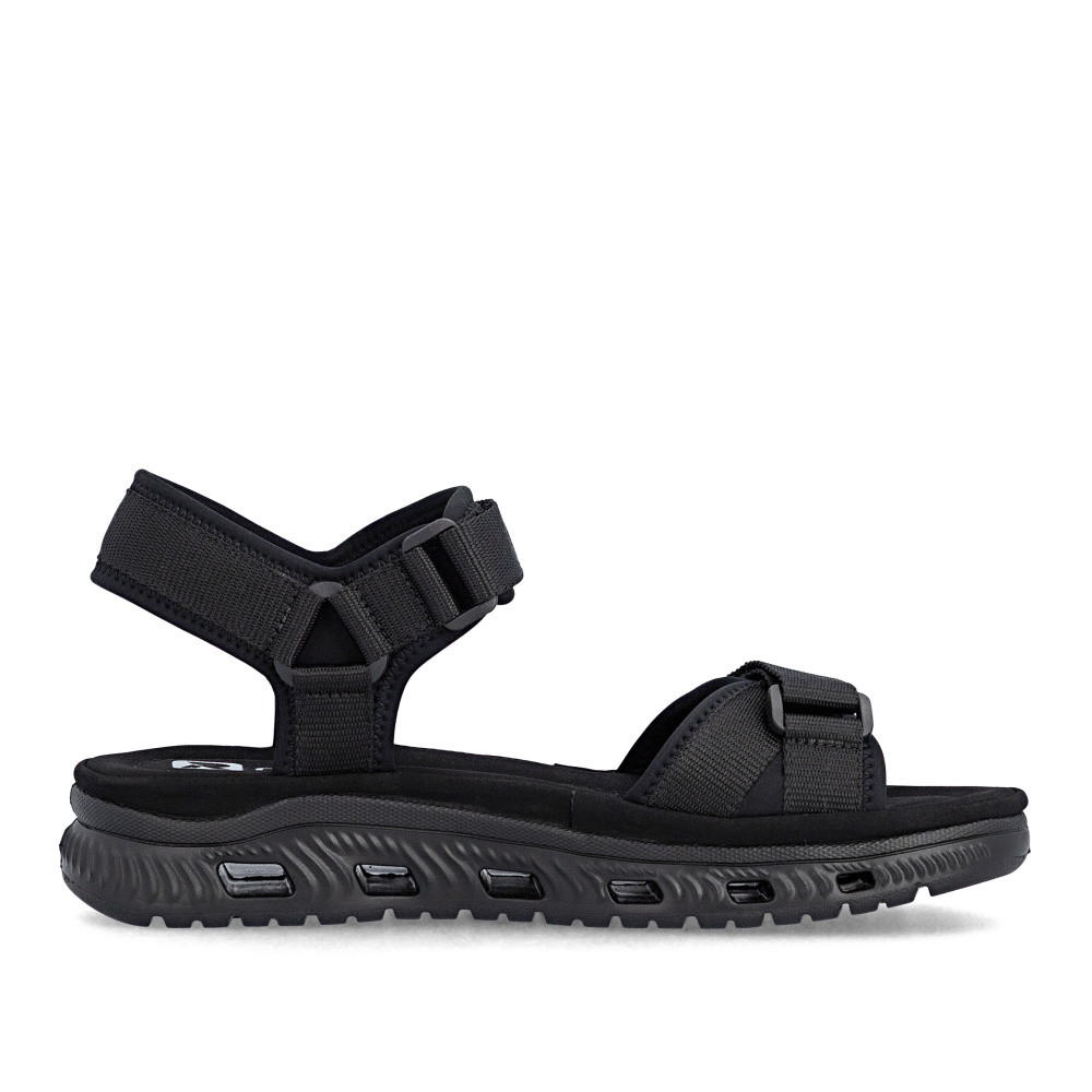 detail Dámské sandály RIEKER 64052-00 černá S6