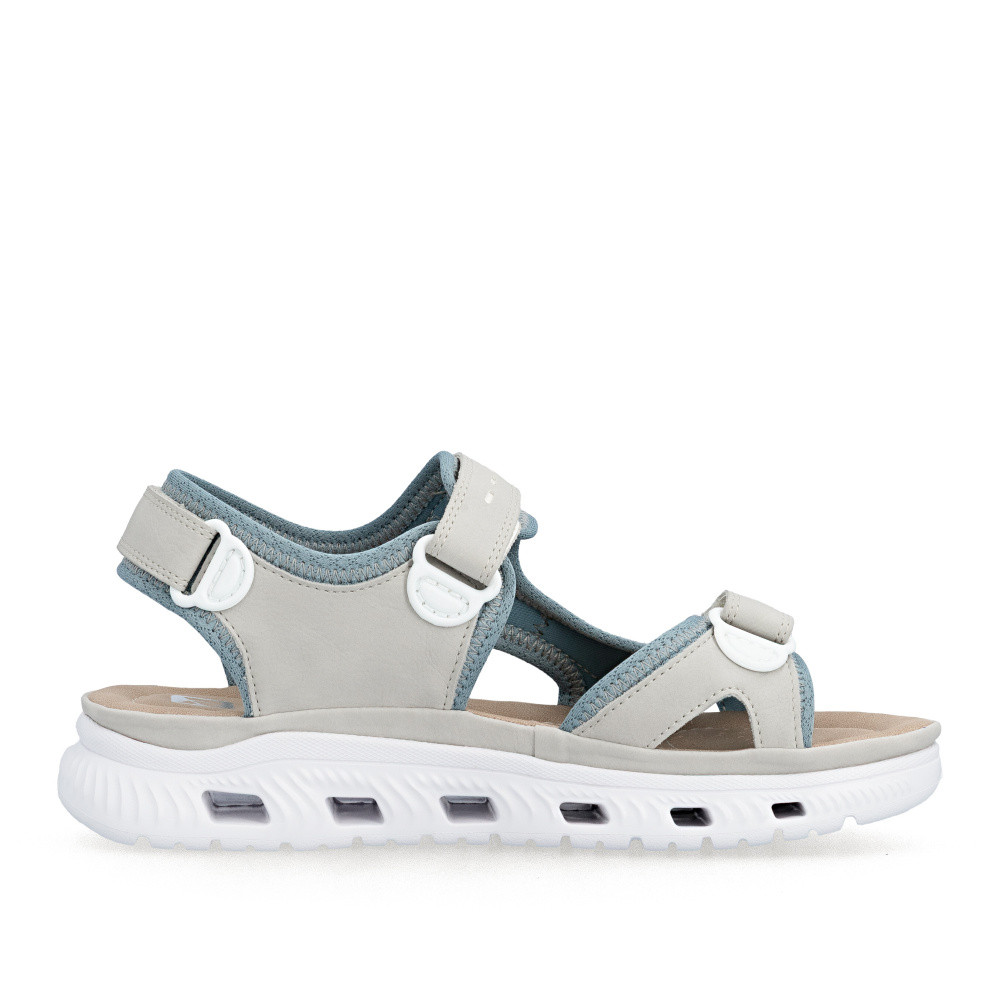 detail Dámské sandály RIEKER 64074-40 šedá S6