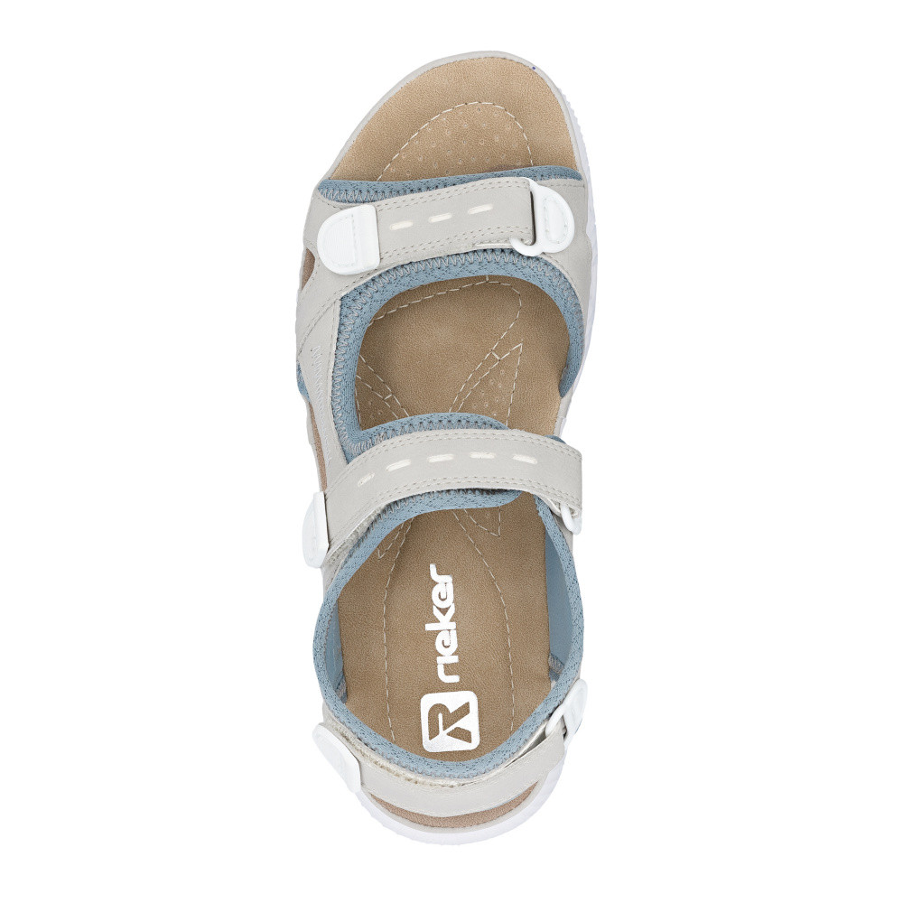 detail Dámské sandály RIEKER 64074-40 šedá S6