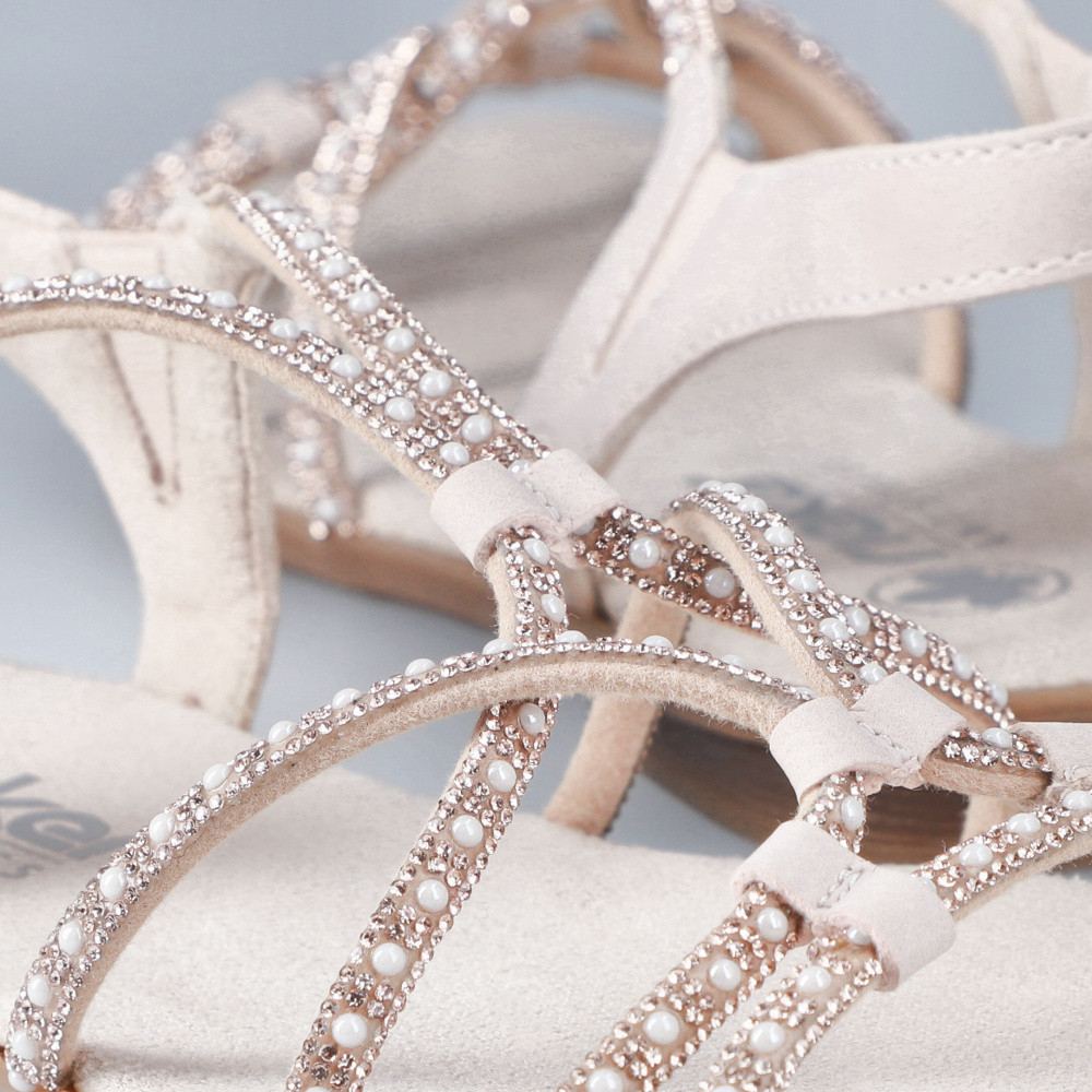 detail Dámské sandály RIEKER 64270-90 růžová S6