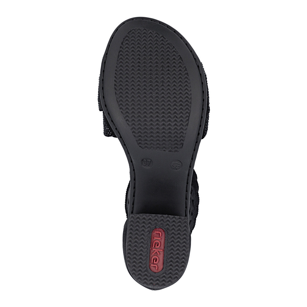 detail Dámské sandály RIEKER 64657-00 černá S6