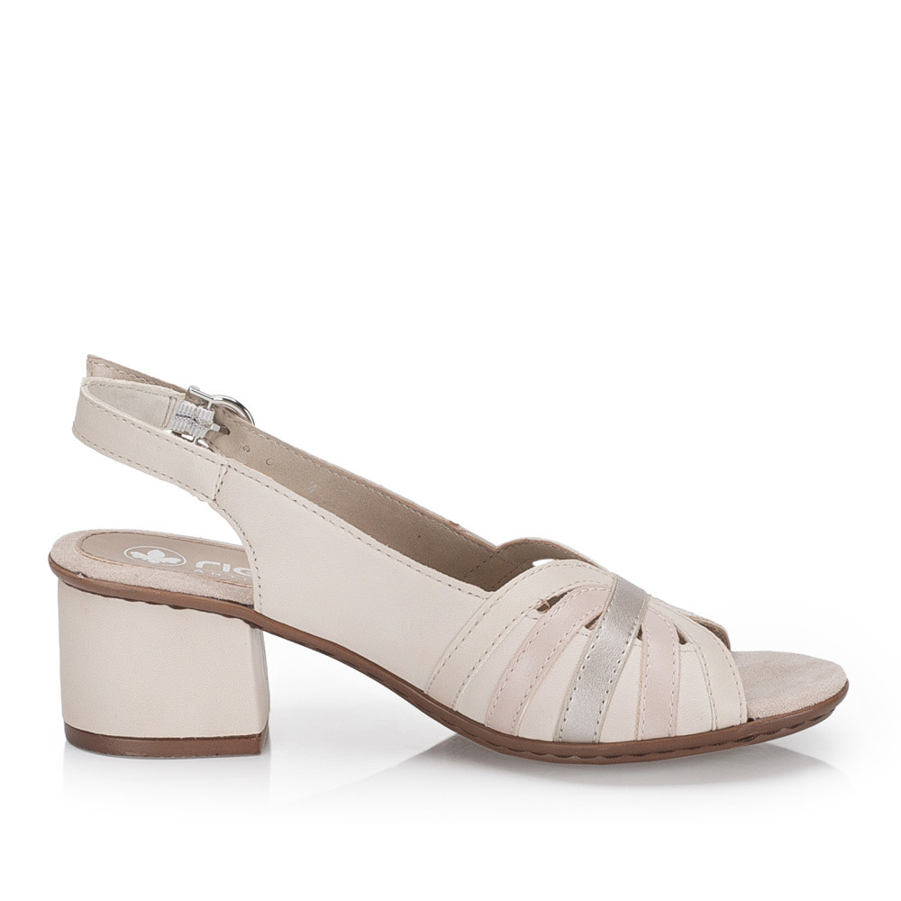 detail Dámské sandály RIEKER 64661-60 béžová S6