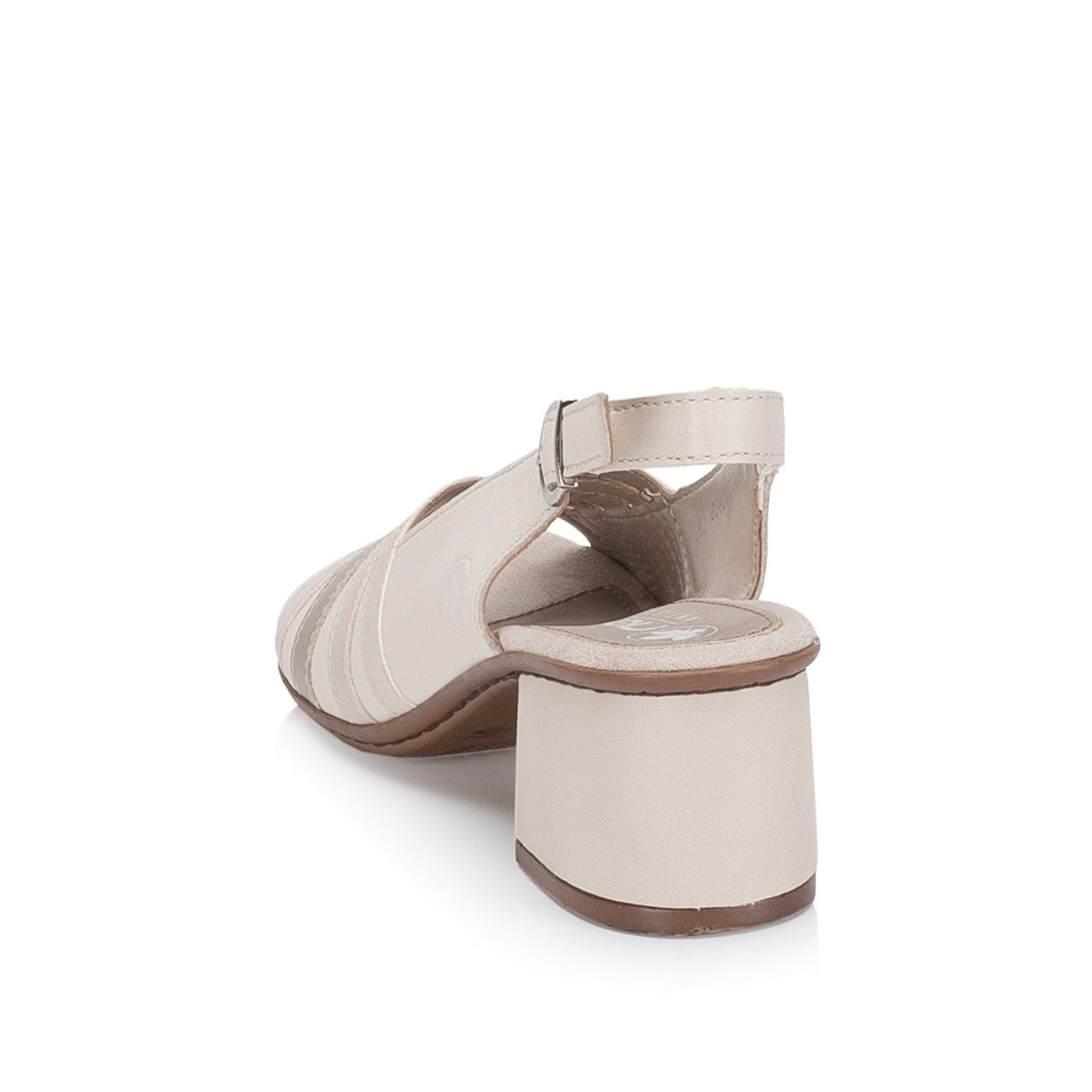 detail Dámské sandály RIEKER 64661-60 béžová S6