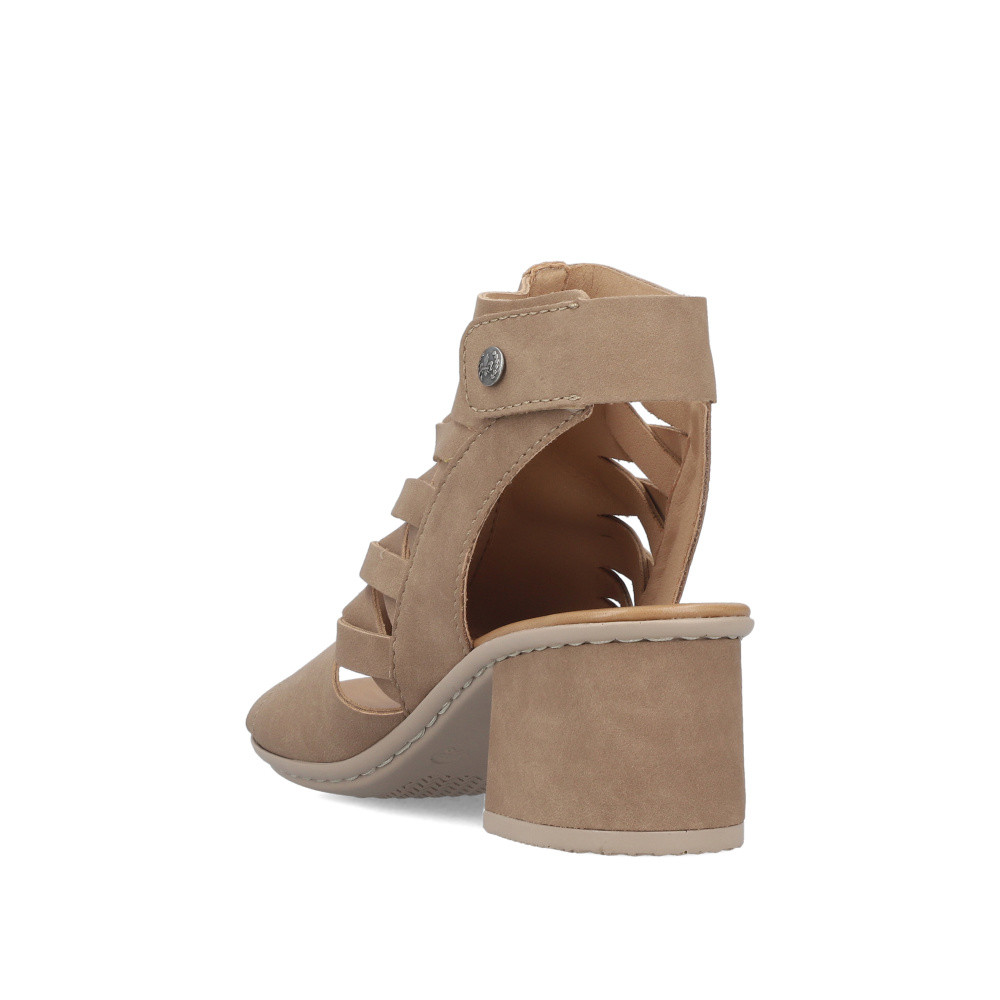 detail Dámské sandály RIEKER 64678-62 béžová S6