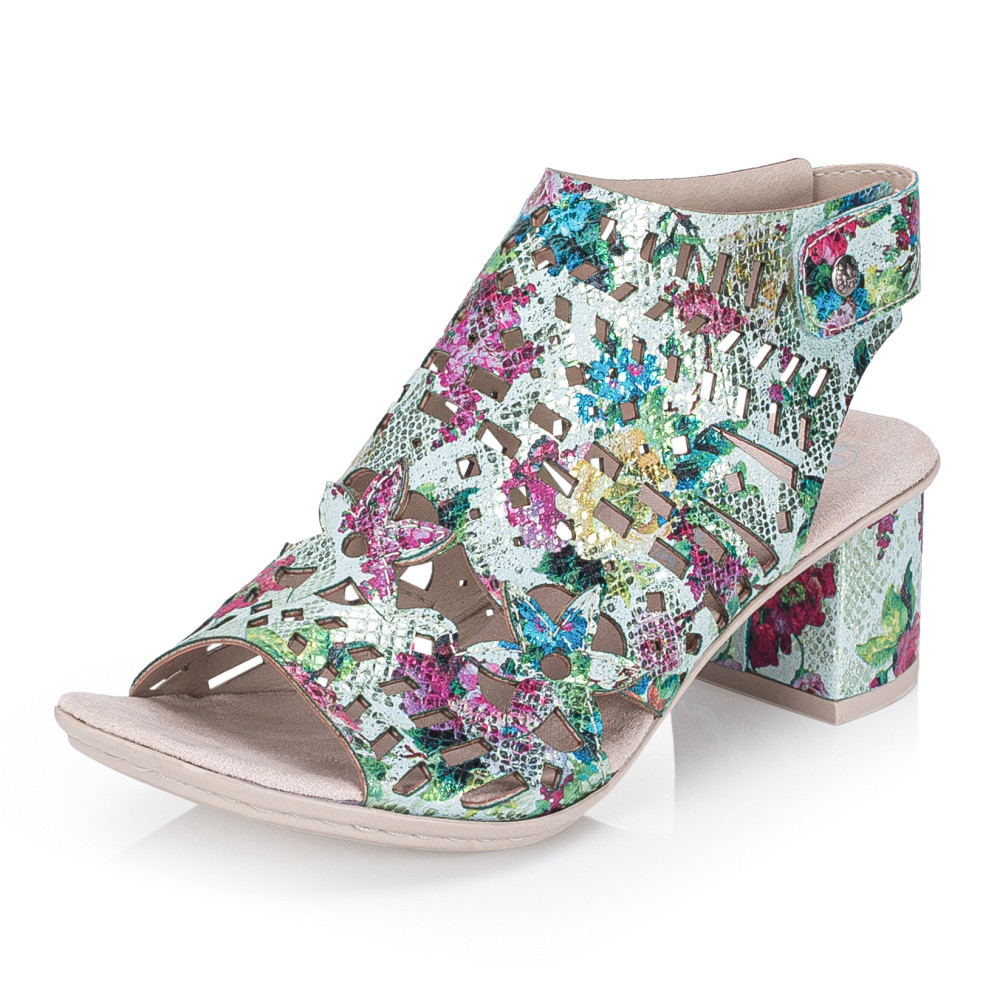 detail Dámské sandály RIEKER 64780-92 zelená S6