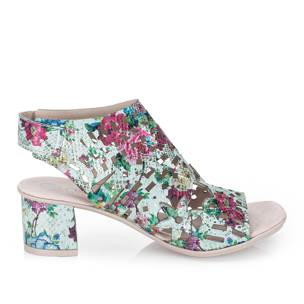 detail Dámské sandály RIEKER 64780-92 zelená S6