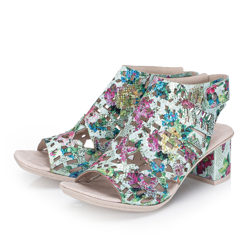 detail Dámské sandály RIEKER 64780-92 zelená S6