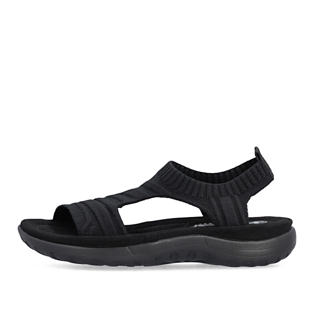 detail Dámské sandály RIEKER 64850-00 černá S6