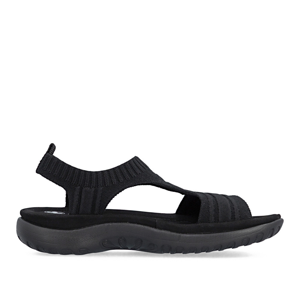 detail Dámské sandály RIEKER 64850-00 černá S6