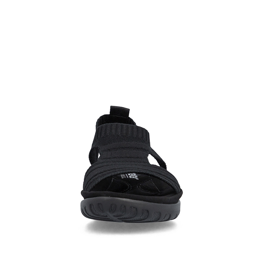 detail Dámské sandály RIEKER 64850-00 černá S6