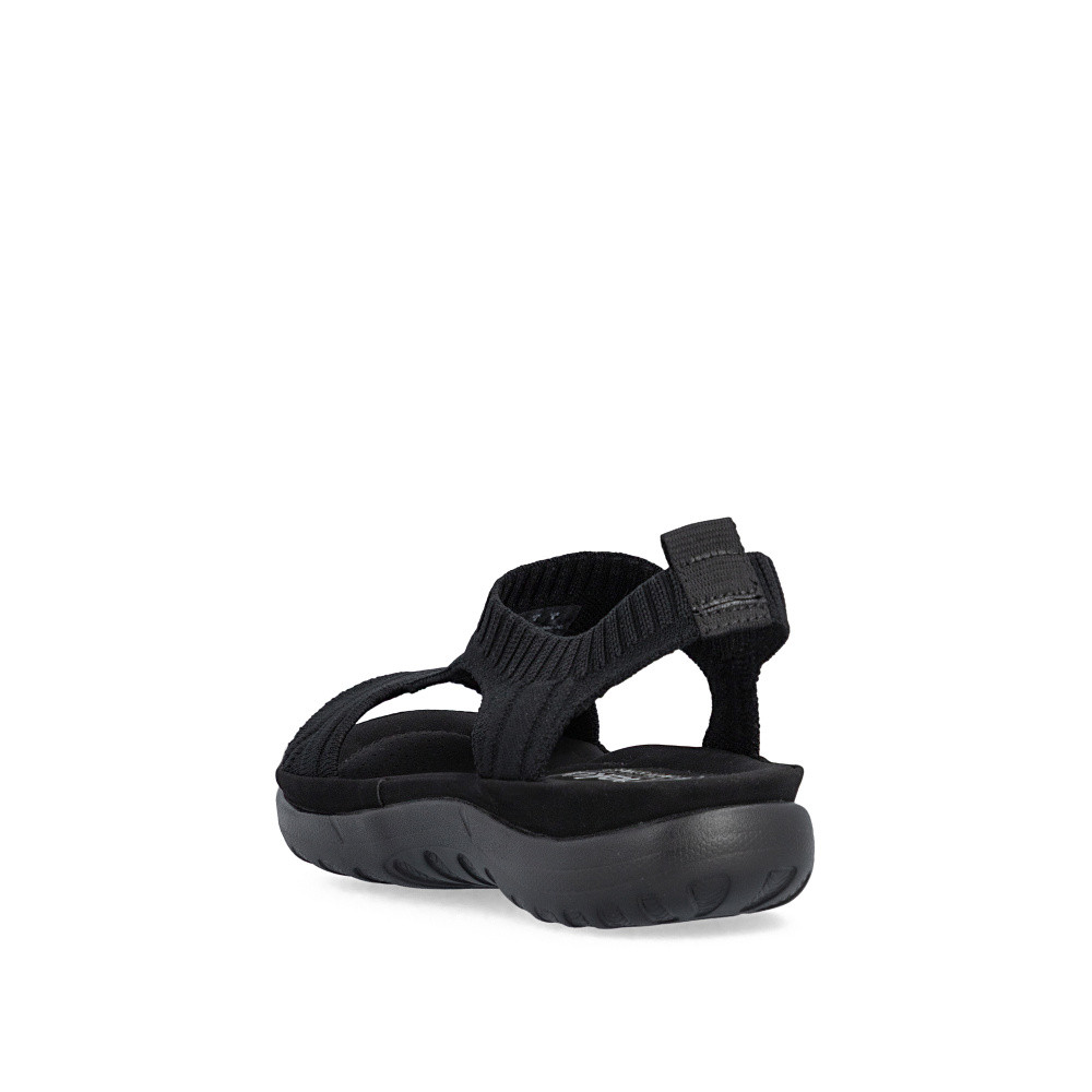 detail Dámské sandály RIEKER 64850-00 černá S6