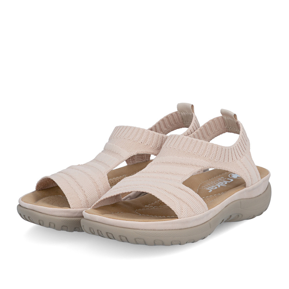 detail Dámské sandály RIEKER 64850-31 růžová S6