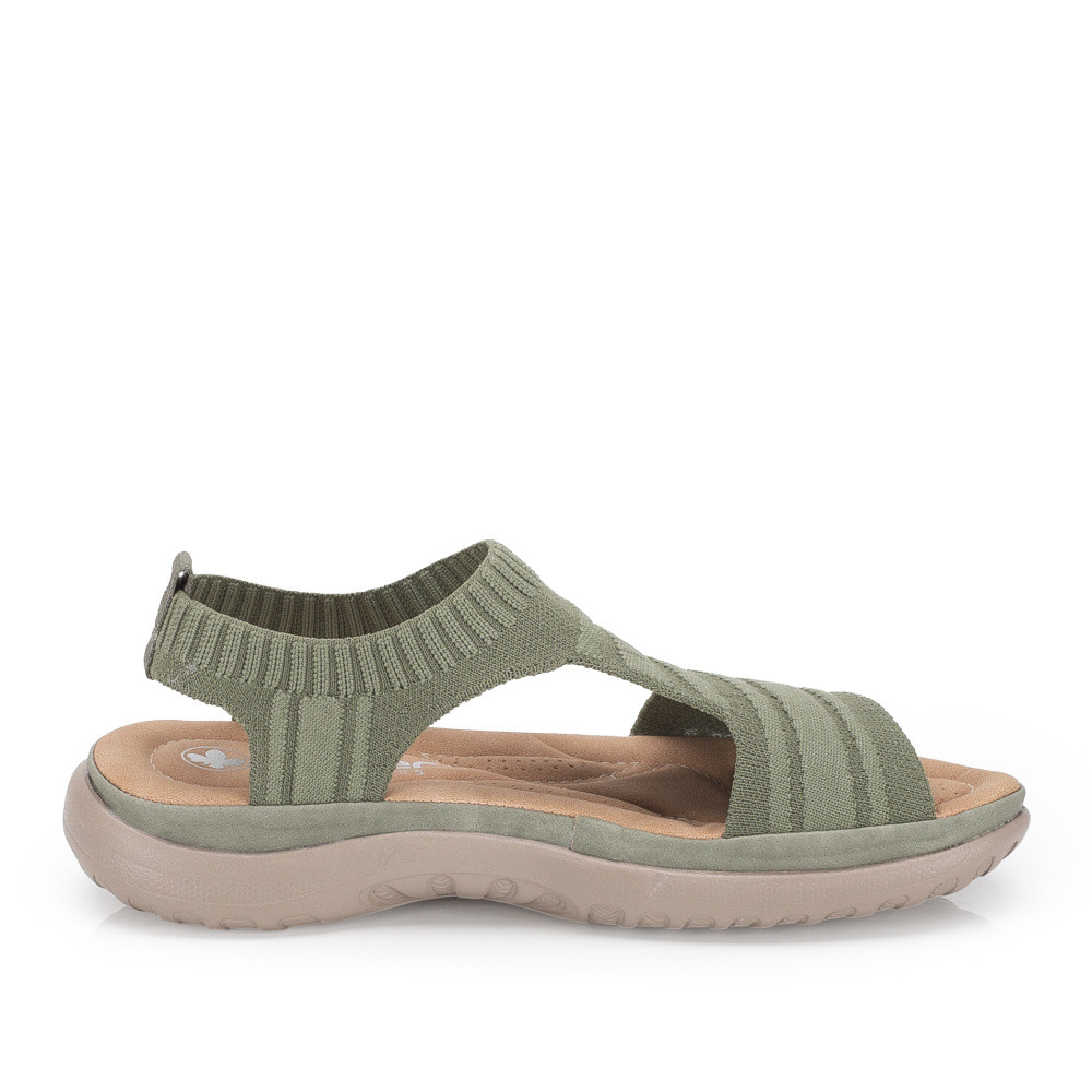 detail Dámské sandály RIEKER 64850-54 zelená S6