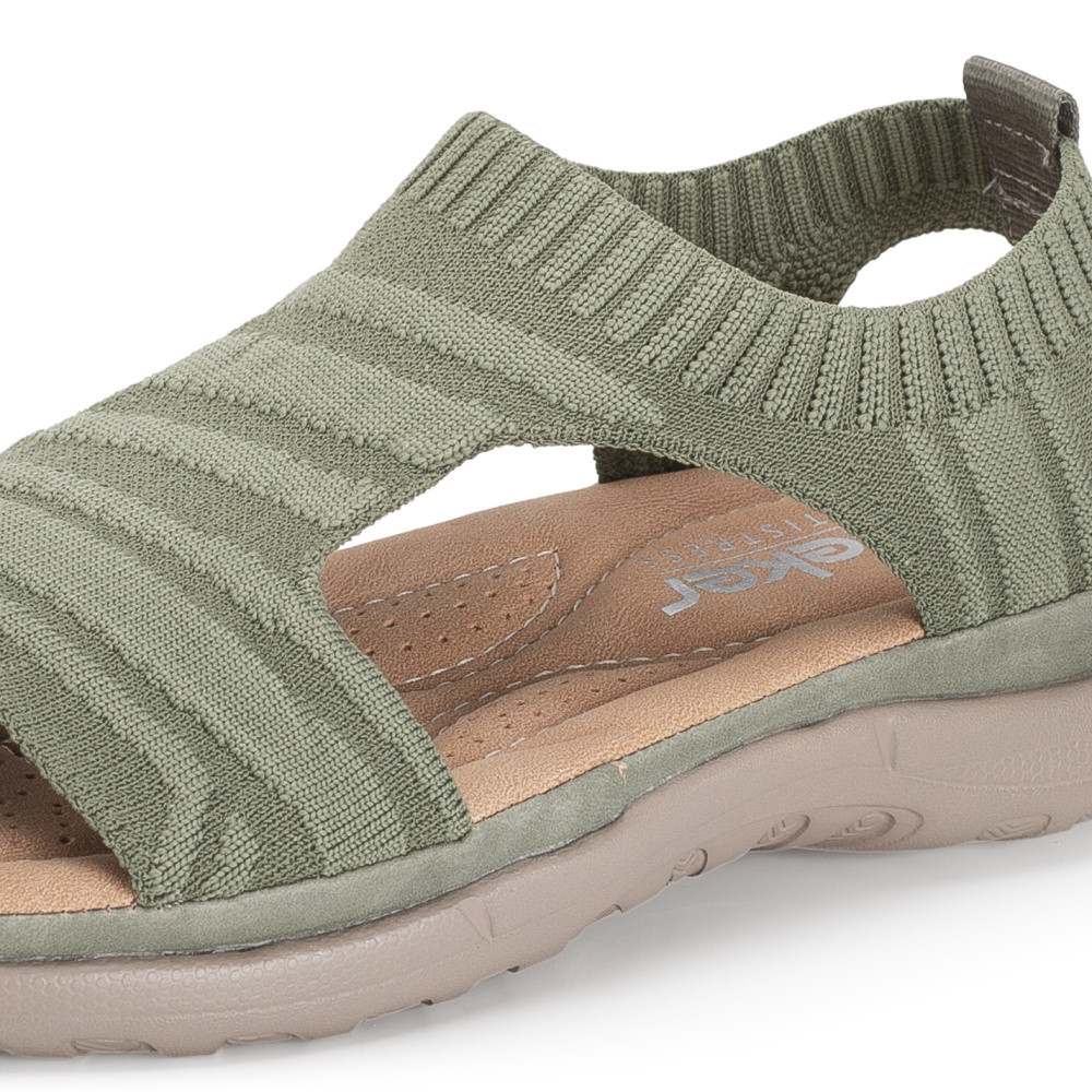 detail Dámské sandály RIEKER 64850-54 zelená S6