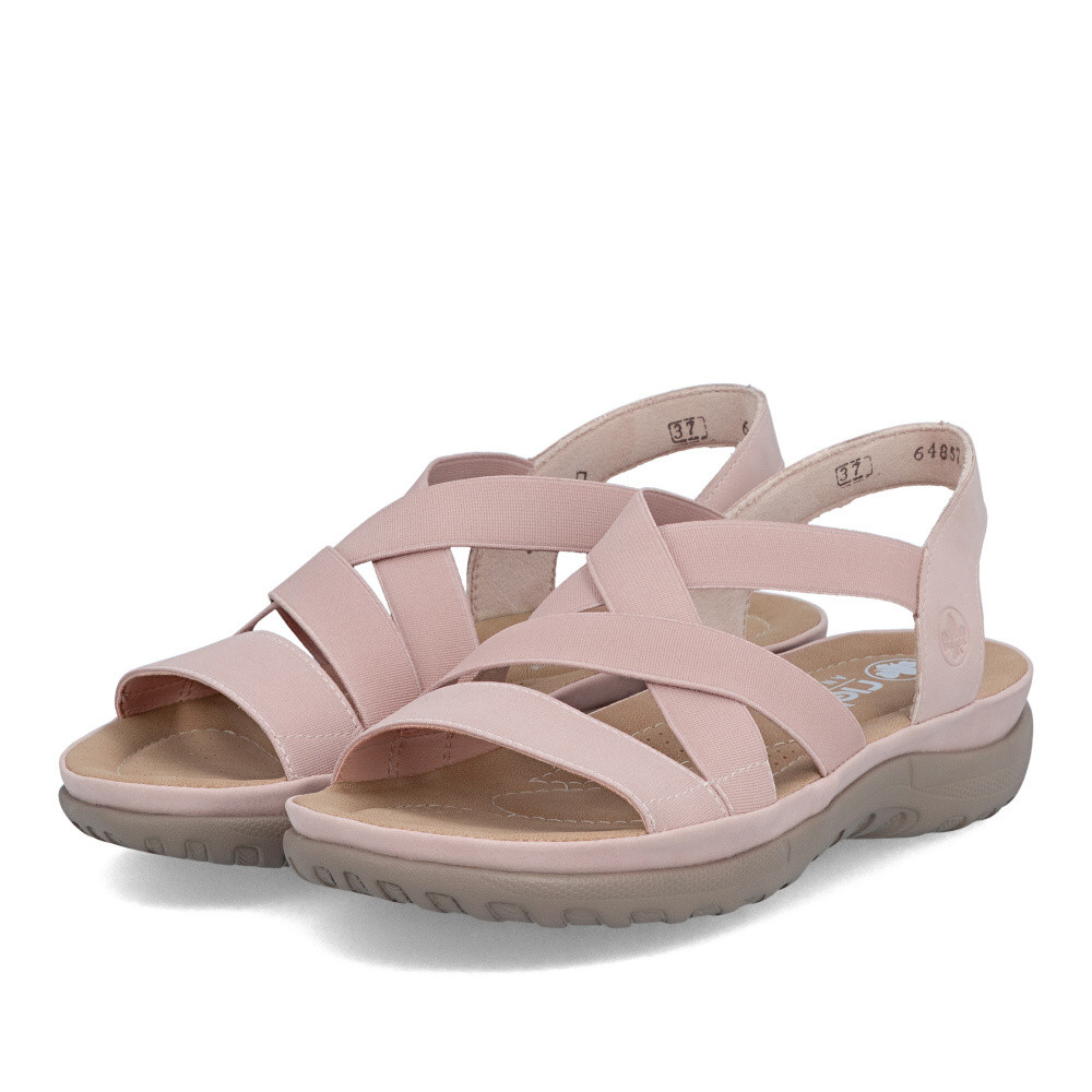 detail Dámské sandály RIEKER 64857-31 růžová S6