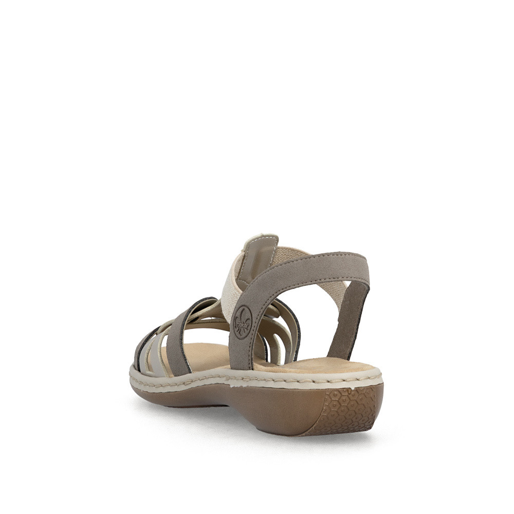 detail Dámské sandály RIEKER 65918-64 béžová S6