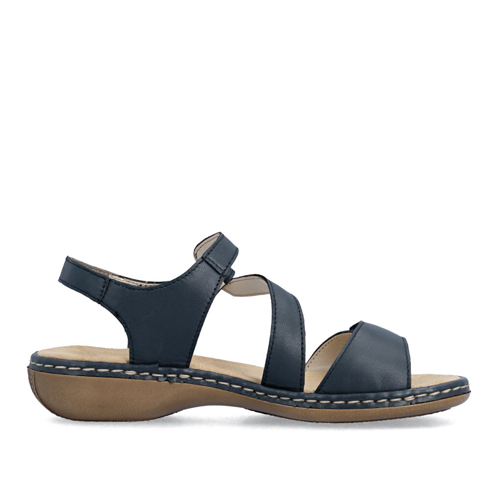 detail Dámské sandály RIEKER 659C7-16 modrá S6