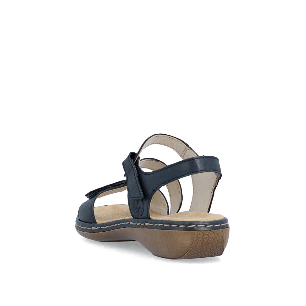 detail Dámské sandály RIEKER 659C7-16 modrá S6