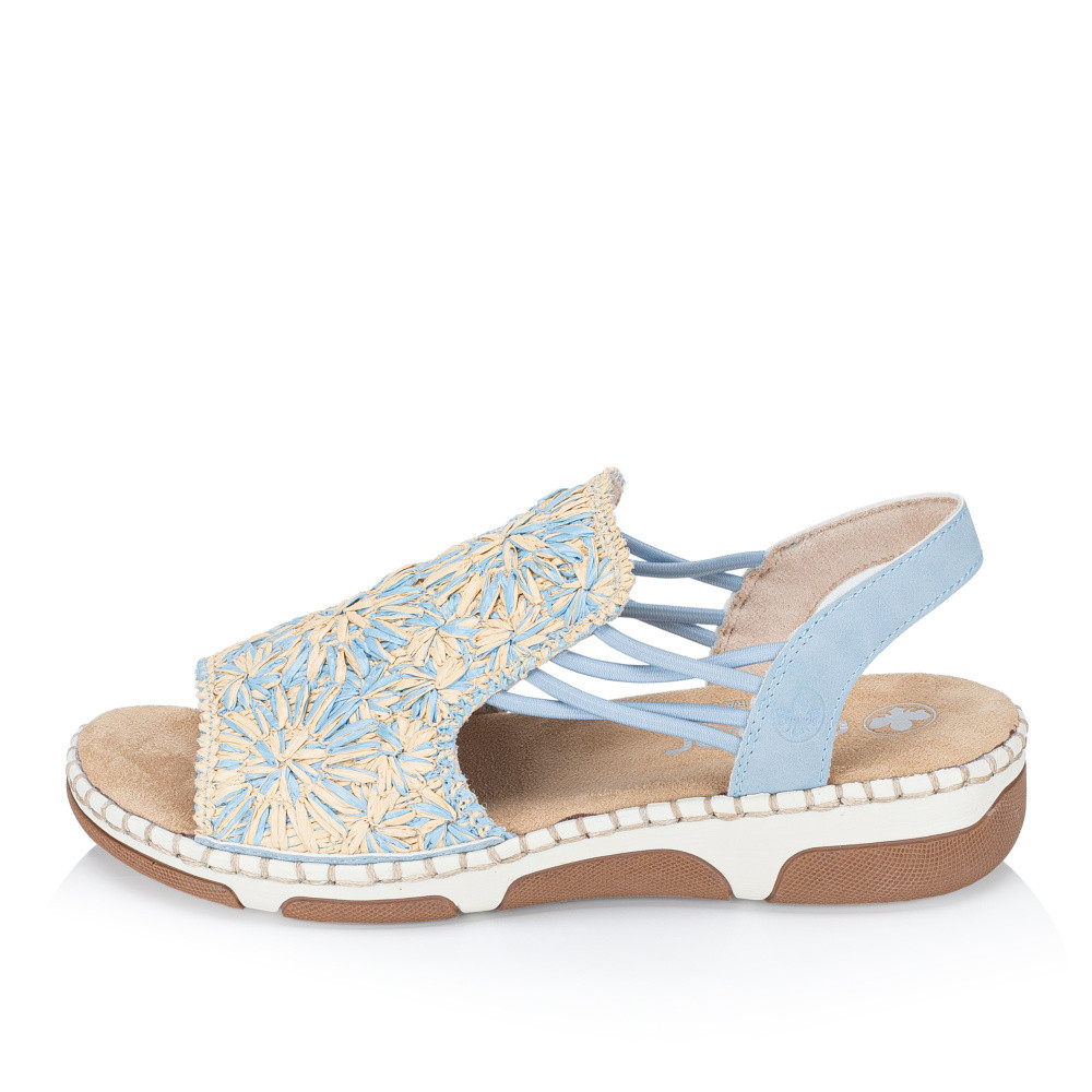 detail Dámské sandály RIEKER 66248-10 modrá S6