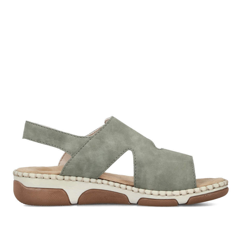 detail Dámské sandály RIEKER 66280-52 zelená S6