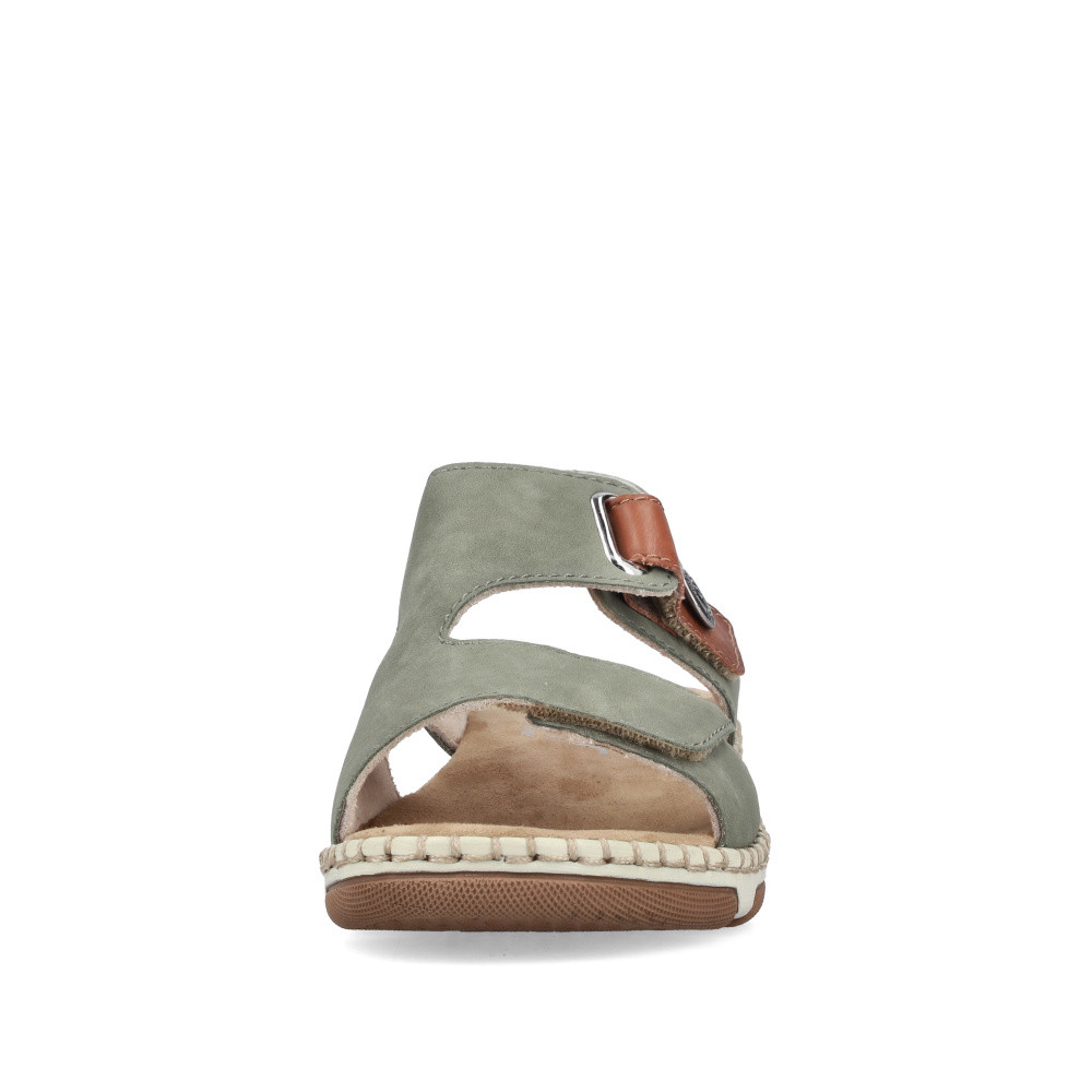 detail Dámské sandály RIEKER 66280-52 zelená S6