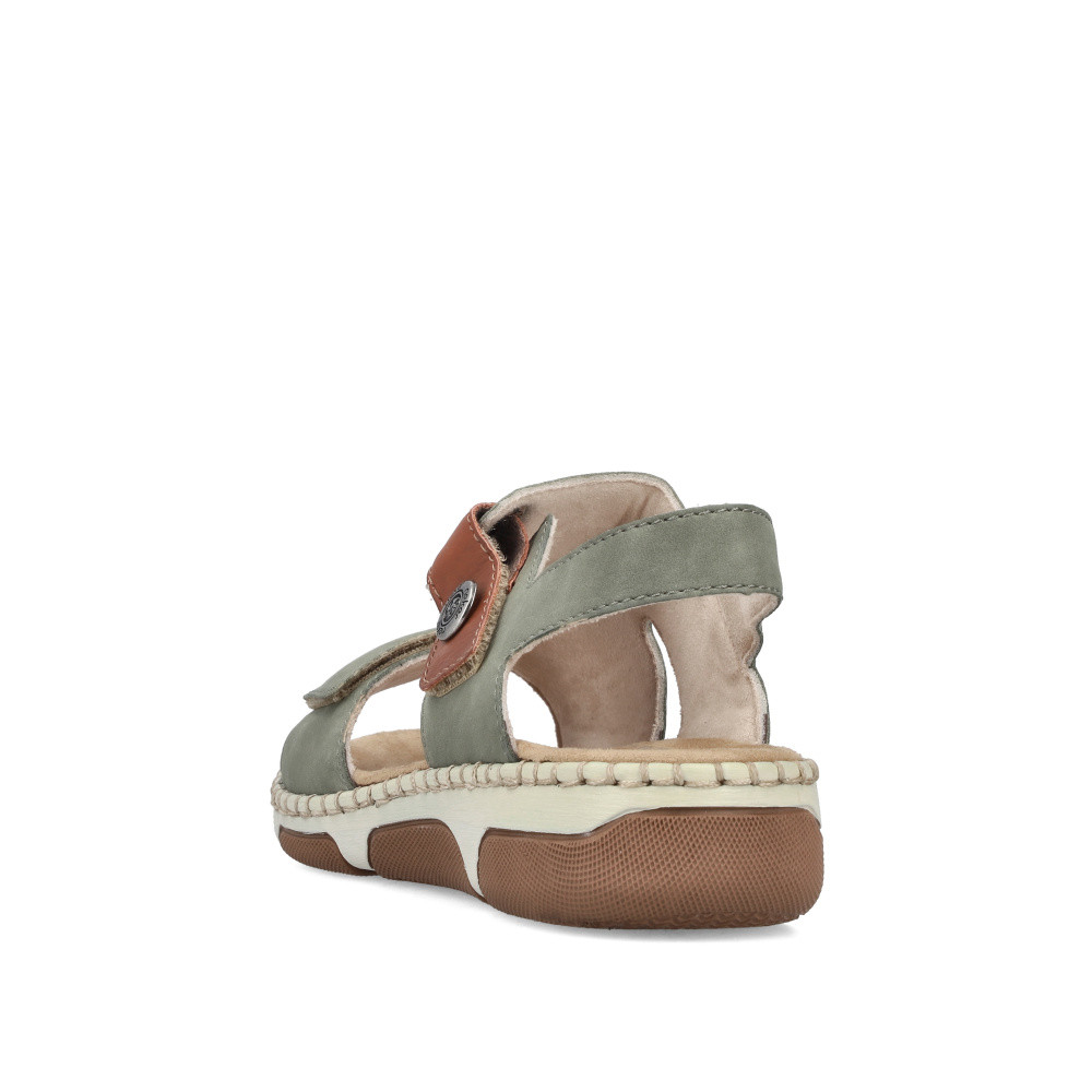 detail Dámské sandály RIEKER 66280-52 zelená S6