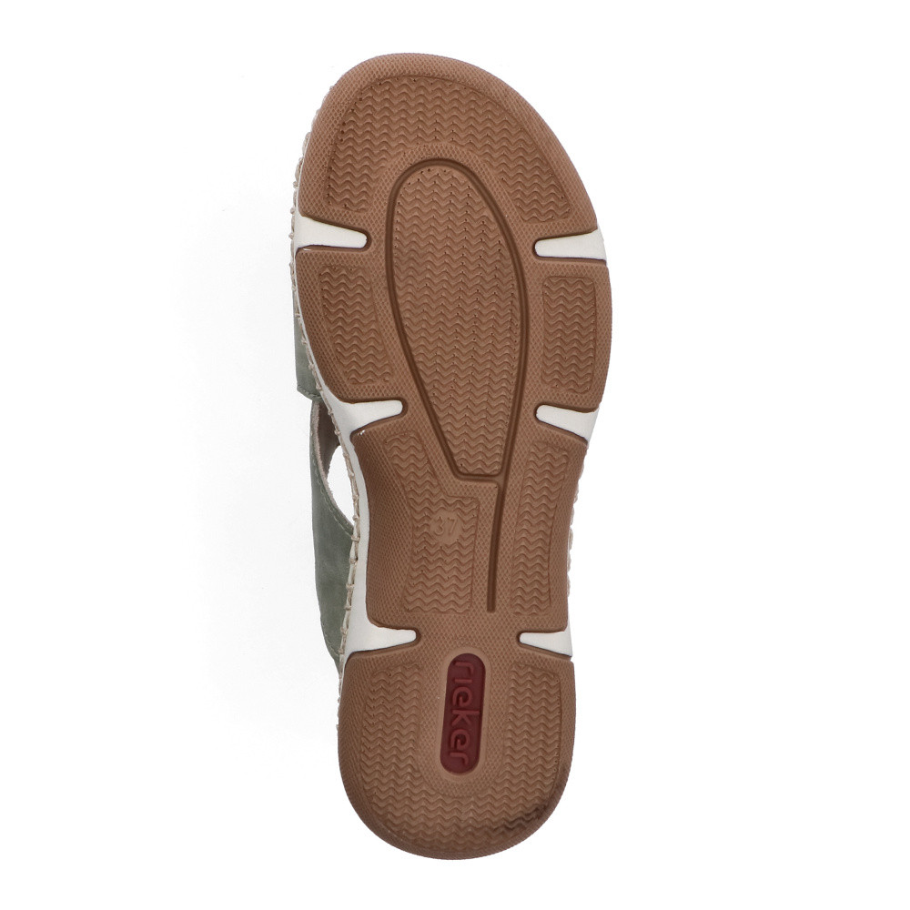 detail Dámské sandály RIEKER 66280-52 zelená S6