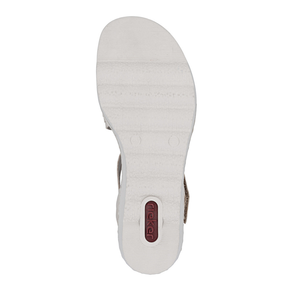 detail Dámské sandály RIEKER 67410-62 béžová S6