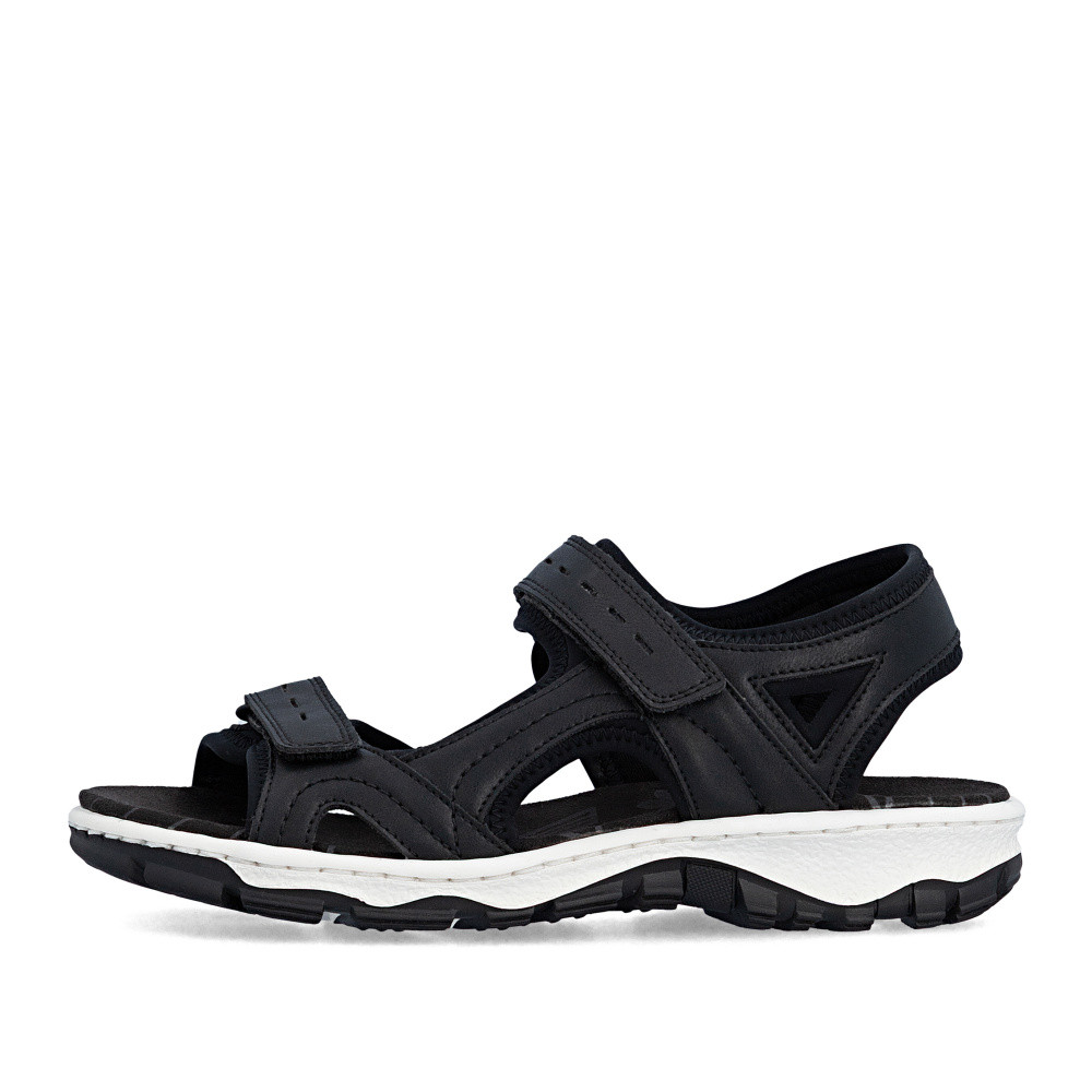 detail Dámské sandály RIEKER 68866-00 černá S6