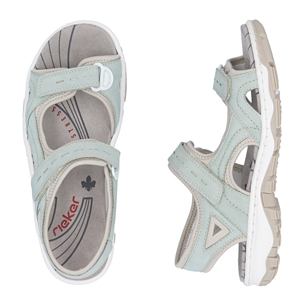 detail Dámské sandály RIEKER 68866-52 zelená S6