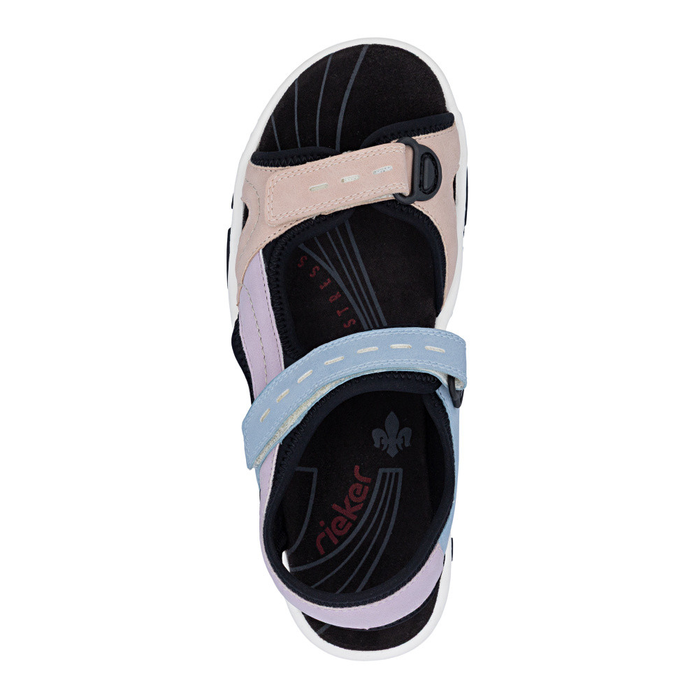 detail Dámské sandály RIEKER 68866-93 béžová S6