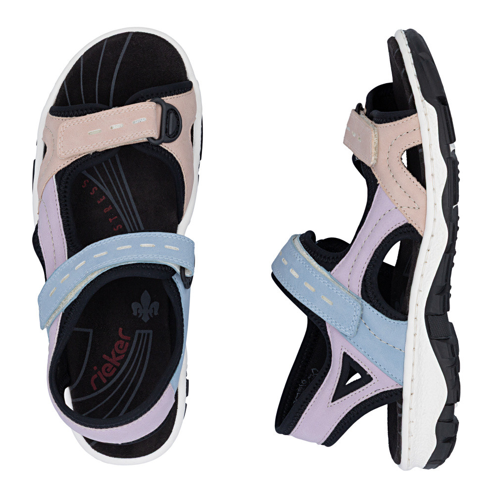 detail Dámské sandály RIEKER 68866-93 béžová S6