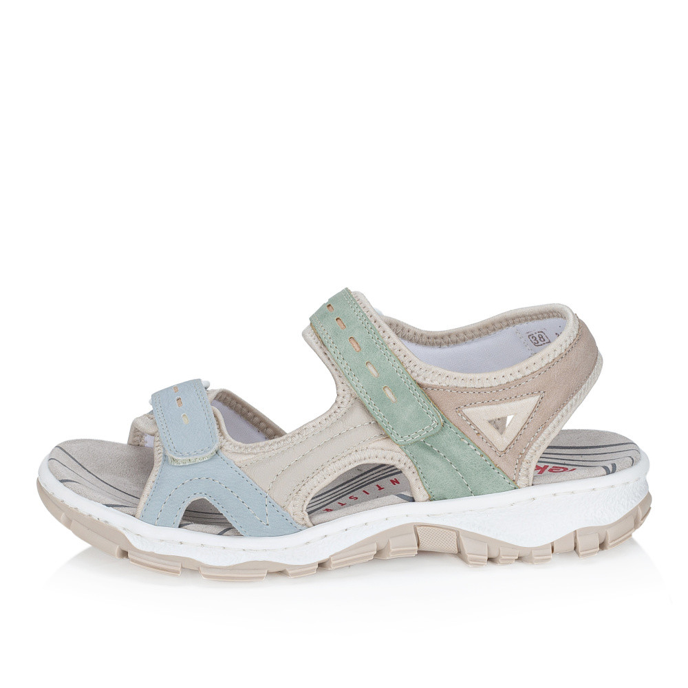 detail Dámské sandály RIEKER 68866-94 modrá S6