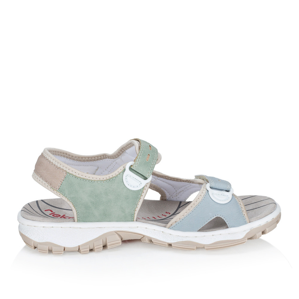 detail Dámské sandály RIEKER 68866-94 modrá S6